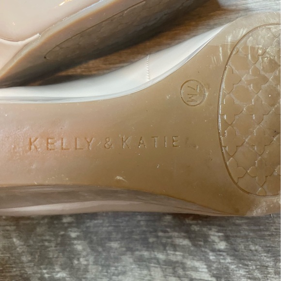 Kelly & Katie Nude Wedges Size 7 - Picture 10 of 10
